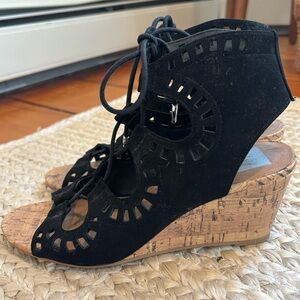 DV Dolce Vita black wedge